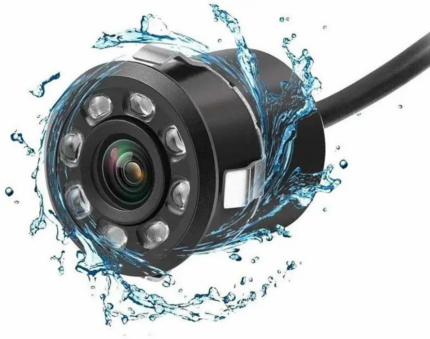 Modrive Car Rear View Reverse Parking Camera with HD Night Vision 8 LED Waterproof Reverse Assist Camera System  (1 Camera, 720)